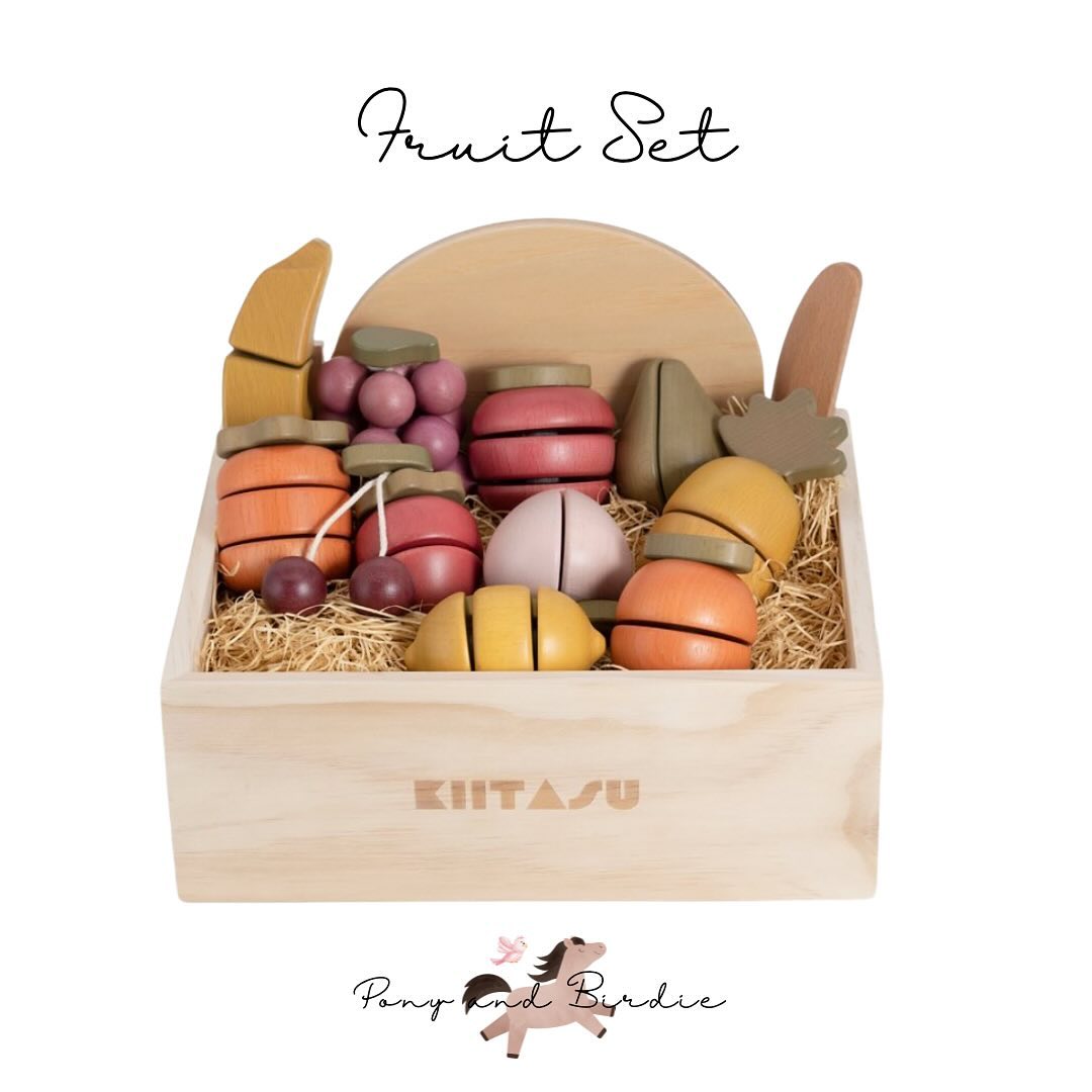 Kiitasu wooden toy fruit set